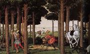 Sandro Botticelli Follow up sections of the story oil painting reproduction
